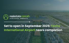 គ្រោងនឹងបើកដំណើរការនៅខែកក្កដា ឆ្នាំ 2025៖ អាកាសយានដ្ឋានអន្តរជាតិតេជោ ជិតបញ្ចប់ដំណាក់កាលទី 1